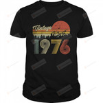 Vintage 1976 Retro 46th Birthday Party T-Shirt