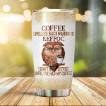 Coffee Spelled Backwards Is Eeffoc Engagement Tumbler Friend For Woemn Unique Funny Tumbler Xmas Tumbler