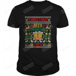 Christmas Beer Drinking Crew T-Shirt