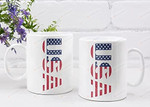 Personalized American Flag 4th Of July Usa American Flag Mug Red White And Blue Mug Gifts For Independence Dayceramic Coffee Mug 11-15 Oz