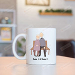 Personalized Customized Mugs, I Promise To Still Grab Your Butt Mugs, Funny Wedding Anniversary Valentine's Day Color Changing Mug 11 Oz 15 Oz Coffee Mug Gifts For Old Couple