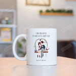 Personalized I Love You A Lottle Mugs, Custom Name Mugs, Funny Wedding Anniversary Valentine's Day Color Changing Mug 11 Oz 15 Oz Coffee Mug Gifts For Couple, Him Her Mr Mrs