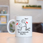 Personalized You Are My Favorite Thing To Do Mugs, Custom Name Ceramic Mugs, Funny Valentine's Day 11 Oz 15 Oz Coffee Mug Gifts For Couple, Him Her/ Mr Mrs