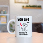 Personalized You Are My Favorite Thing To Do White Mugs, Custom Name Ceramic Mugs, Funny Valentine 11 Oz 15 Oz Coffee Mug Gifts For Couple, Him Her/ Mr Mrs