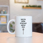 Spoon Mugs, Sorry For Farting On Your Willy Mugs, Funny Wedding Anniversary Valentine's Day Color Changing Mug 11 Oz 15 Oz Coffee Mug Gifts For Couple, Him Her Mr Mrs