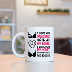 Personalized Women's Bra Mug I Love You With All My Boobs I Would Say Heart But My Boobs Are Bigger Mug Gifts For Girlfriend, Wife On Valentine's Day Anniversary Birthday Christmas 11 Oz - 15 Oz Mug