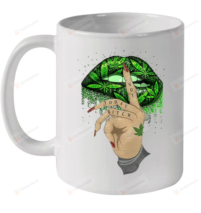 Weed my lips marijuana mug marijuana gift mug