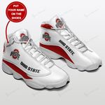 Ohio State Buckeyes Personalized Air JD13 Sneakers 026