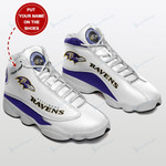 Baltimore Ravens Personalized Air JD13 Sneakers 039