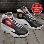 Kansas City Chiefs Personalized Air JD13 Sneakers 001