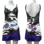 Buffalo Bills Lace Back Strap Slip Dress 496