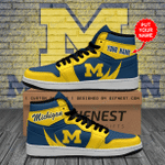 Michigan Wolverines Personalized Custom Jshoes 84