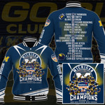 Michigan Wolverines Personalized Baseball Jacket 115