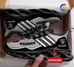 Las Vegas Raiders Personalized Yezy Running Sneakers 144