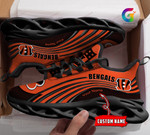Cincinnati Bengals Personalized Yezy Running Sneakers 182