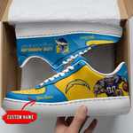 Los Angeles Chargers Personalized AF1 Shoes BG33