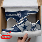 Dallas Cowboys Personalized AF1 Shoes BG15