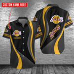 Los Angeles Lakers Personalized Button Shirts BG366