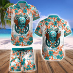 Miami Dolphins Hawaii Shirt & Shorts BG341