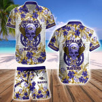 Baltimore Ravens Hawaii Shirt & Shorts BG327