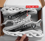 Las Vegas Raiders Personalized Yezy Running Sneakers BB23