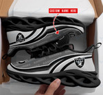 Las Vegas Raiders Personalized Yezy Running Sneakers BB136