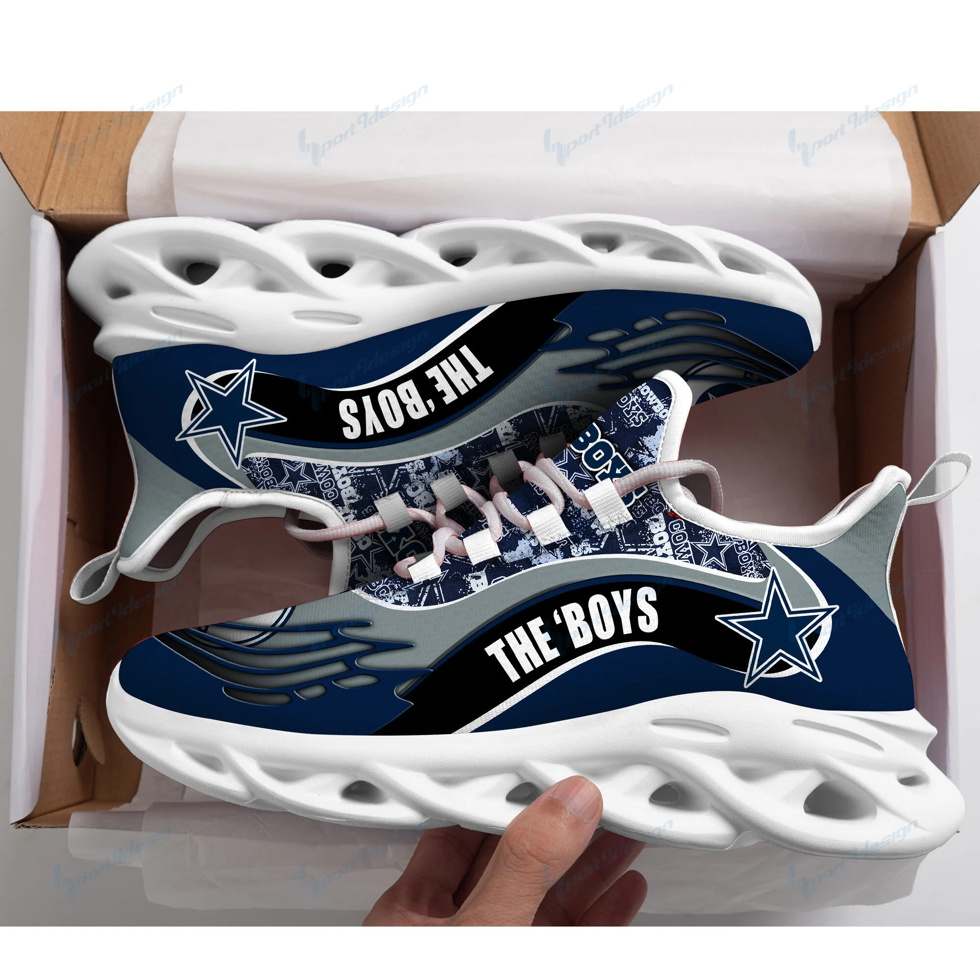 Dallas Cowboys Yezy Running Sneakers BB185