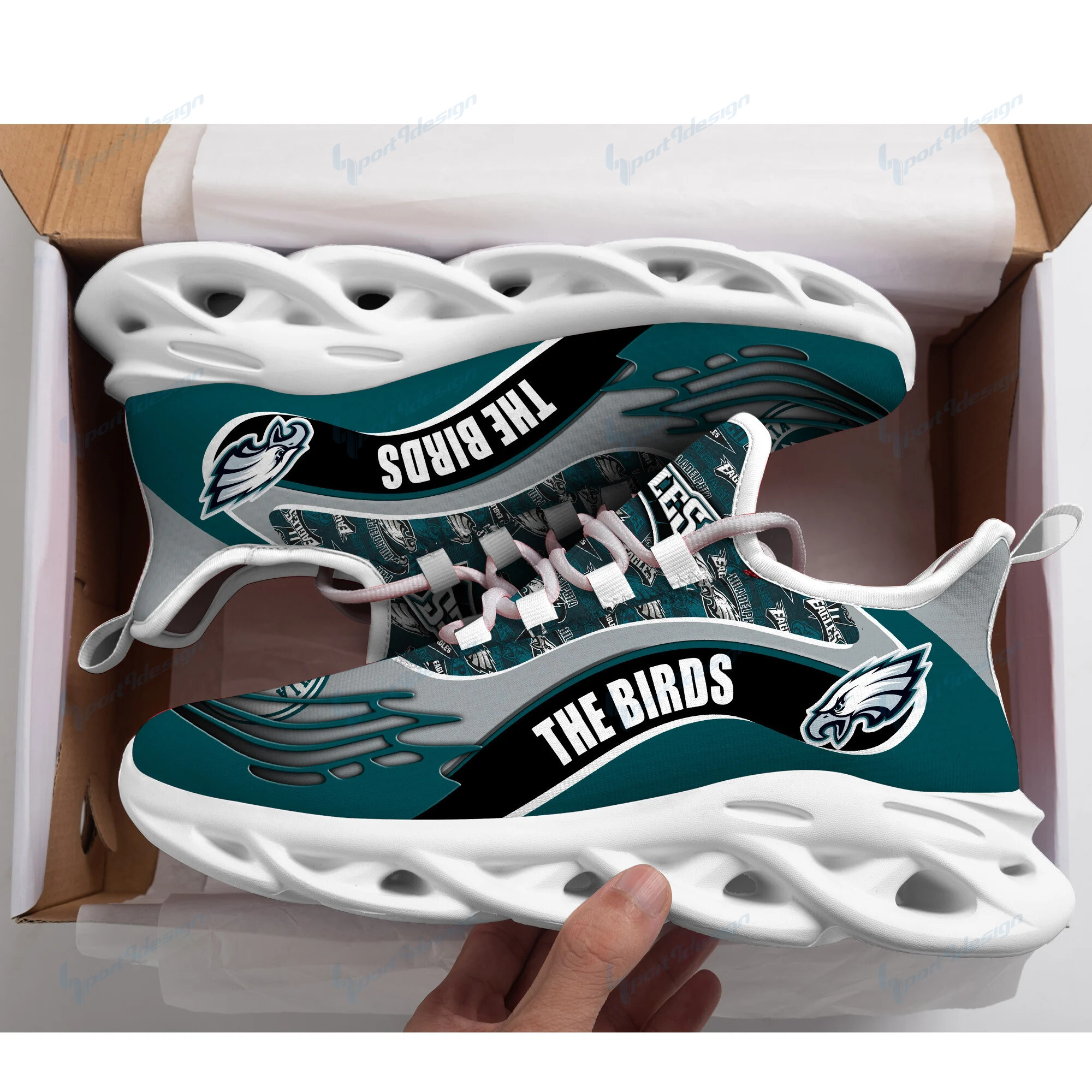 Philadelphia Eagles Yezy Running Sneakers BB201