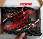 San Francisco 49ers Personalized Yezy Running Sneakers BB227