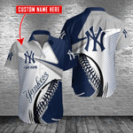 New York Yankees Personalized Button Shirt BG584