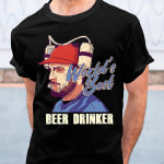 World's Bets Beer Drinker Beer T-shirt
