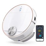 Anker eufy, RoboVac L70 Hybrid, Robot Vacuum, iPath Laser Navigation, 2-in-1 Vacuum and Mop, Wi-Fi, Real-Time Mapping, 2200Pa Strong Suction, Quiet, for Hardwood Floor to Medium-Pile Carpets