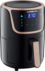 1.7- Quart Mini Air Fryer with Digital Touchscreen, Black/Copper