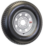 Mounted Trailer Tire On Rim ST175/80D13 175/80 D 13 5-4.5 Silver Spoke Wheel