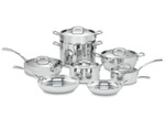 Cuisinart French Classic Tri-Ply Stainless 13 Piece Set