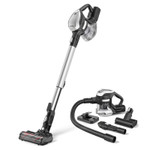 Moosoo Lightweight Stick Vacuum Cleaner 25kpa Cordless Vacuum for Pet Hair, Carpet, Hard Floor, Black