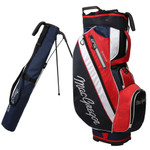 MacGregor Golf Tourney 2-in-1 Cart Bag with Removable Carry/Stand Bag, Blue/Red