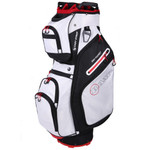 Ram Golf FX Deluxe Golf Cart Bag with 14 Way Dividers White/Black/Red