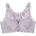 UF Rose Embroidery Front Closure Wirefree Bra