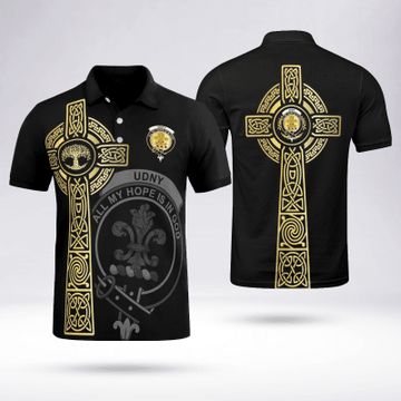 Tartan Celtic Cross Polo Shirt