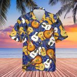 Guitar Music Pattern Hawaiian Shirt - Short Sleeve Hawaiian Shirt