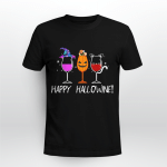 Happy Hallowine Halloween Shirt