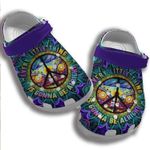 Hippie Bus Every Little Things Is Gonna Be Alright Clog Unisex Shoes