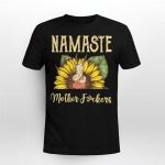 Llama Sunflower Namaste Mother Fockers Shirt