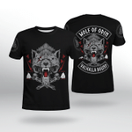 Wolf Of Odin Viking Valhalla Bound 3D All Over Print Shirt - 3D T-Shirt