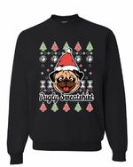 Pug Santa Funny Christmas Sweatshirt