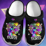 Black Girl Nursing Unisex Clog Shoes