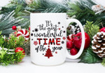 It's the most wonderful time of the year Christmas Tree Coffee Mug