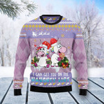 Unicorn I Can Get You On The Naughty List Christmas Sweater