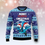 Merry Flippin Christmas Funny Dolphins 3D Sweater